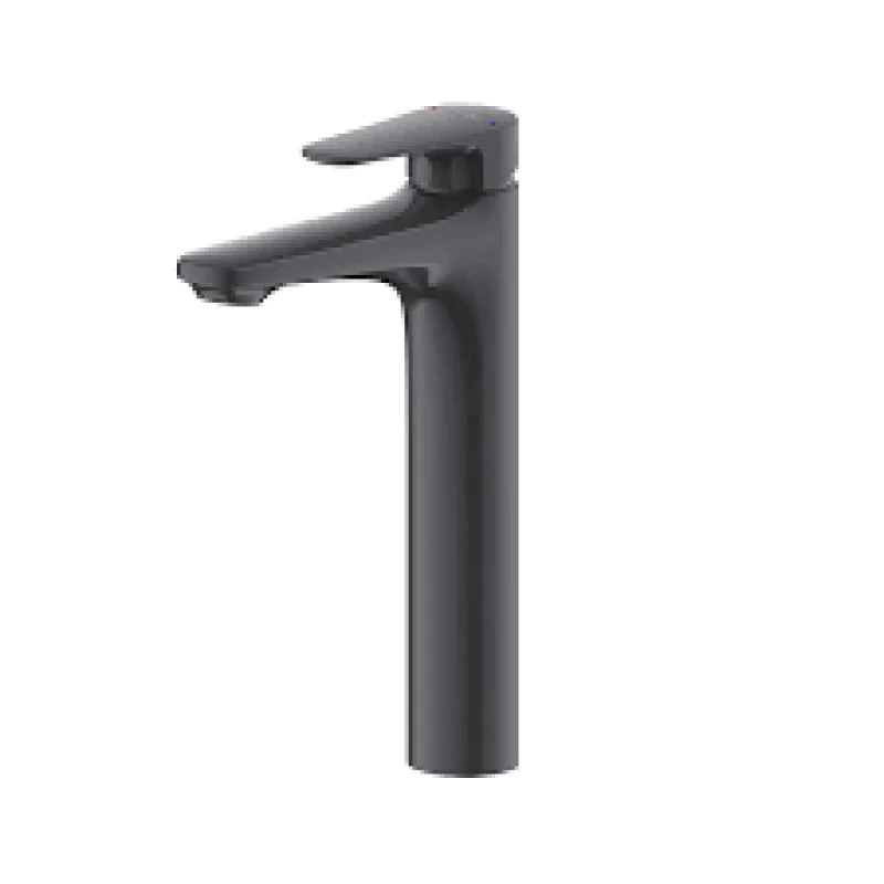 “SOURCE”  F1173218BW-A – Tall Basin Mixer (Matt Black) Chrome