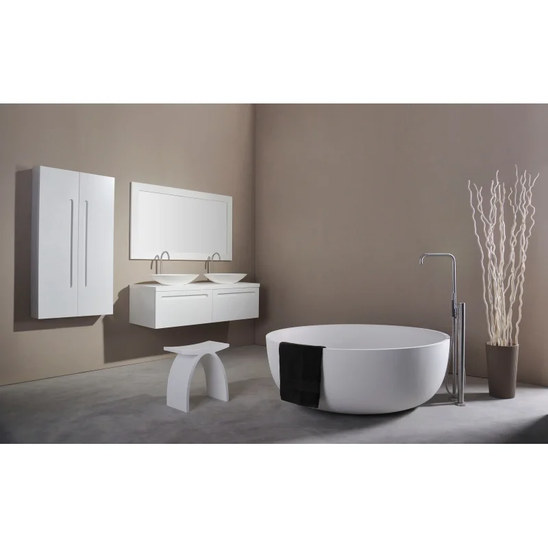 “HARVEY”  Free-standing Solid-Surface Bathtub