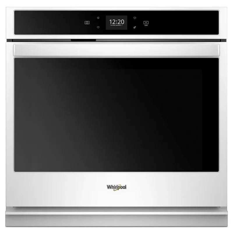 Whirlpool 30″ Electric Single Wall Oven – White WOS51EC0HW NEW DISPLAY MISSING EMBLEM DISPLAY MODEL