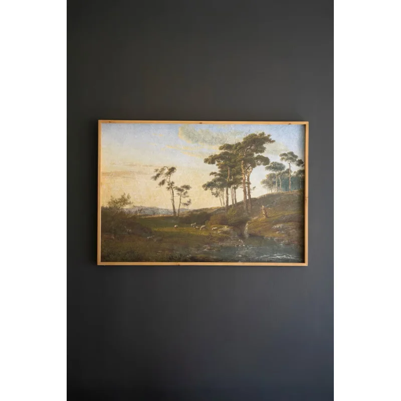 Wood Framed Landscape Art