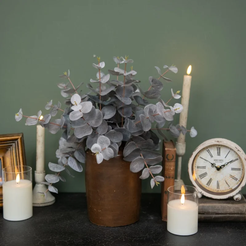 14″ Blue Eucalyptus Spray