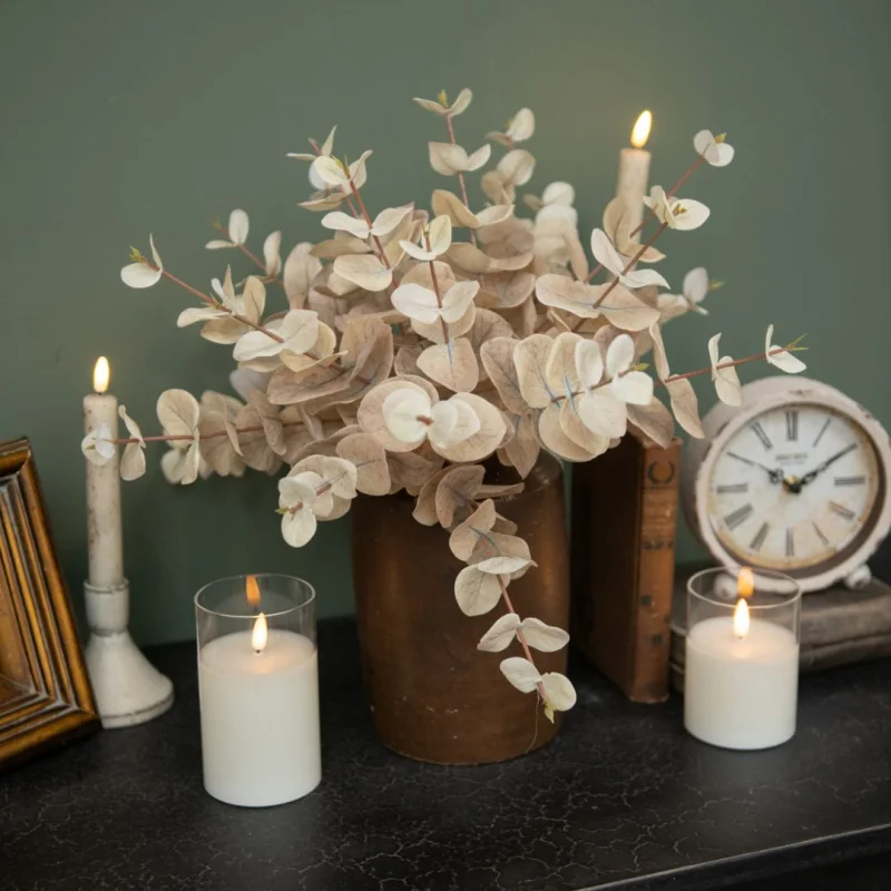 14″ Pale Green Eucalyptus Spray
