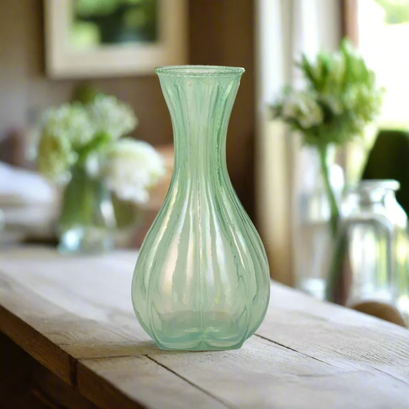 Round Pressed Glass Vases – Extra Large