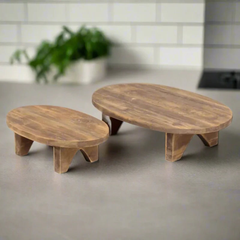 Oblong Wooden Display Riser – Small