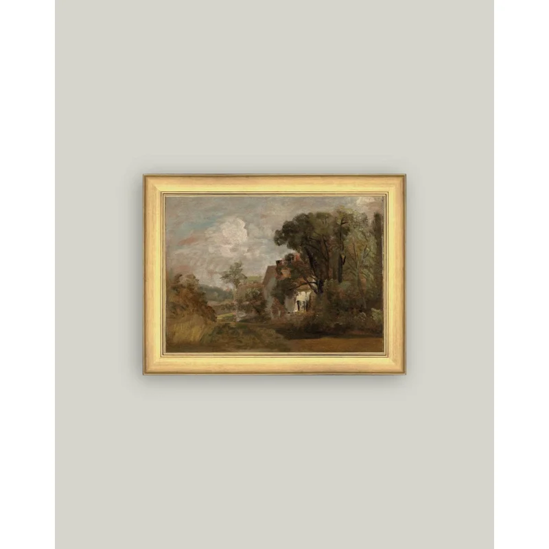 Willy Lott’s House Framed Antique Art