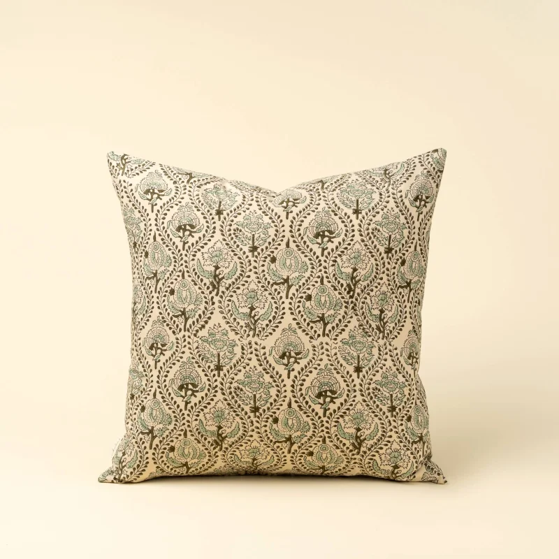 20×20 Lalita Block Print Pillow