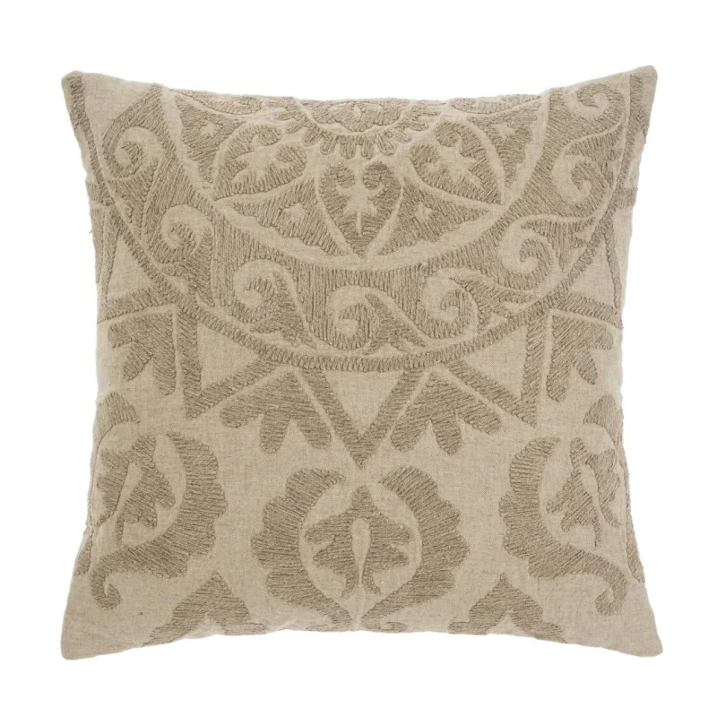 20×20 Linen Suzani Pillow