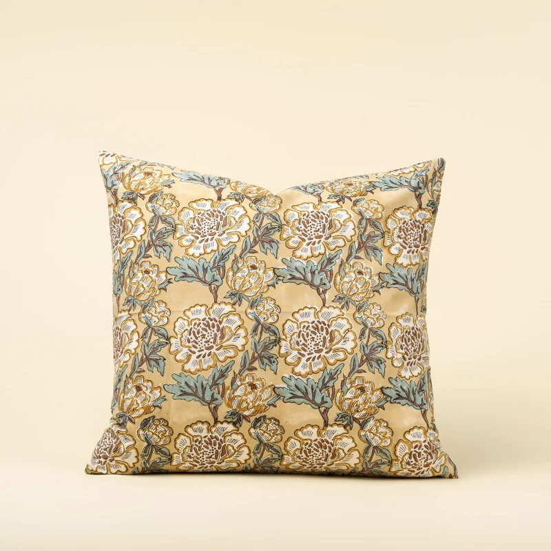 20×20 Lirien Block Print Pillow