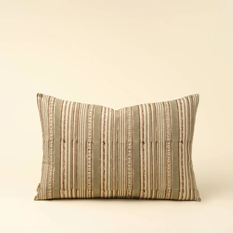 16×24 Bhavya Block Print Pillow