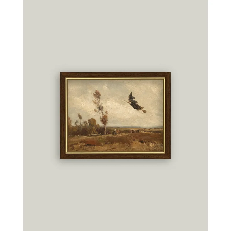 Witch Over an Autumn Sky