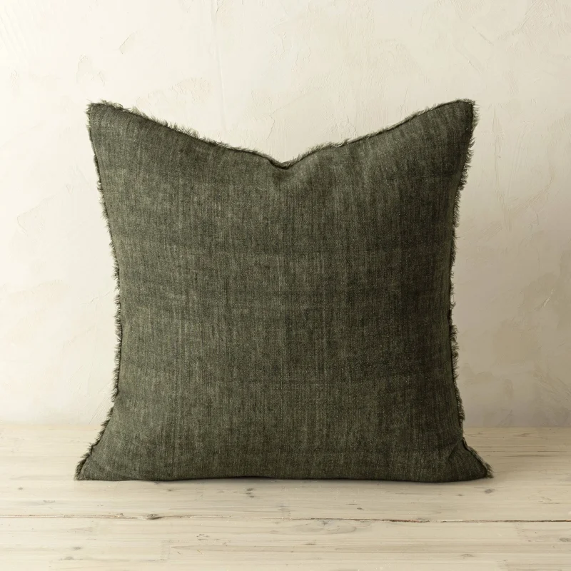 20×20 Lina Linen Pillow Avocado