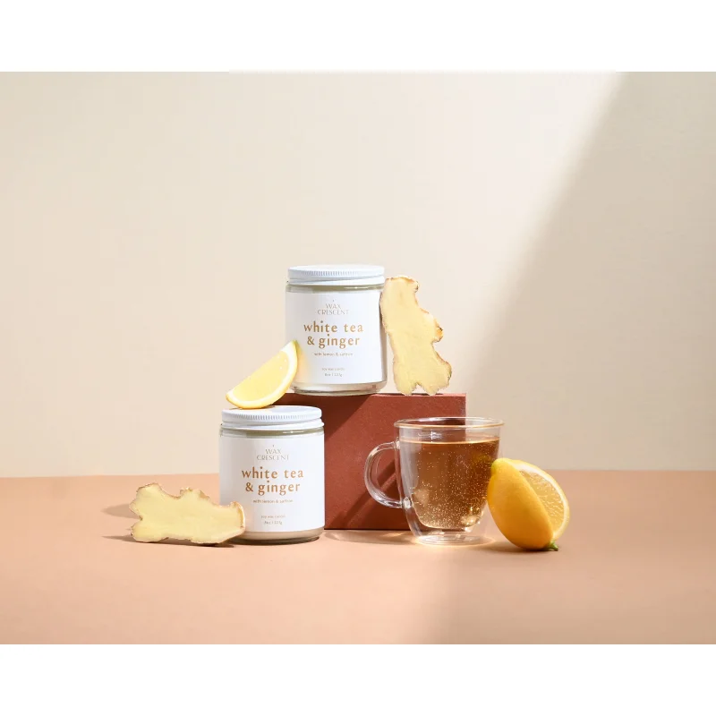 White Tea & Ginger Soy Wax Candle